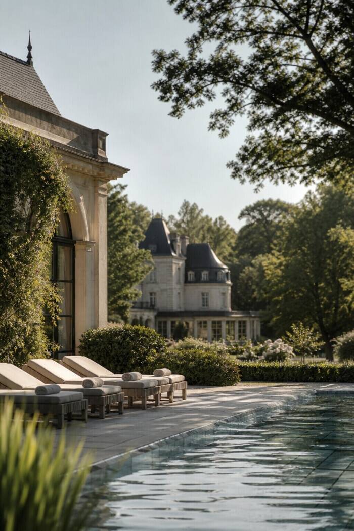 Les Bains, les jardins et le mouvement