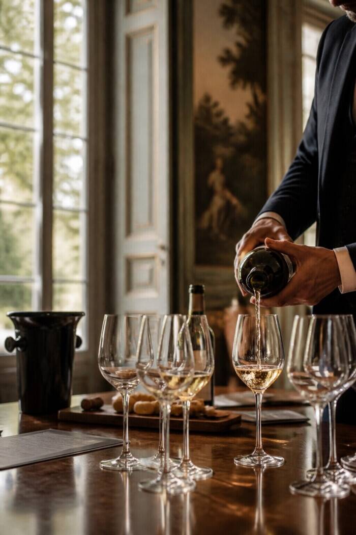 Wine discovery begins at the Château