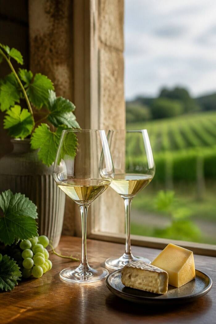 Wine tasting at Les Frères Couillaud